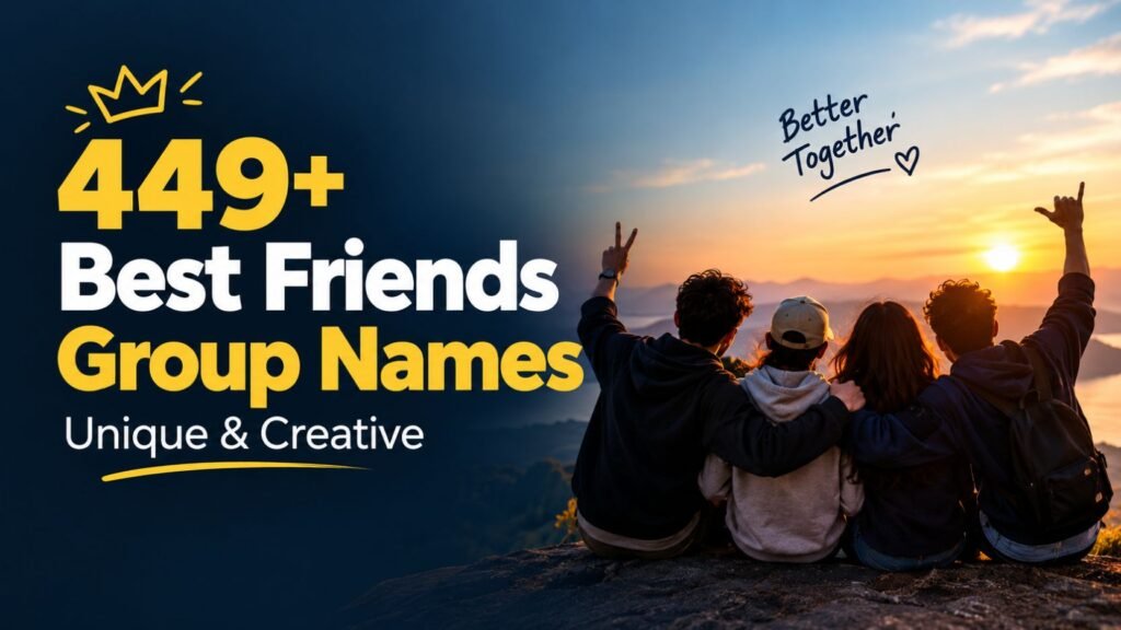 449+ Wildly Creative Best Friends Group