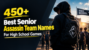 450+ Best Senior Assassin Team Names For High School Games.