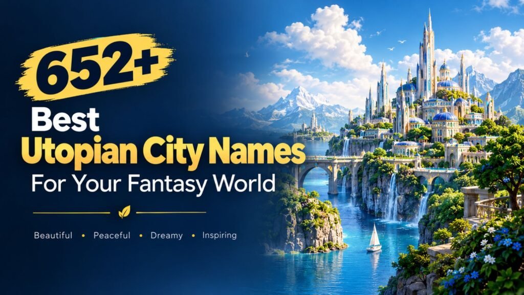 652+ Best Utopian City Names For Your Fantasy World