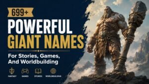 699+ Powerful Giant Names For Stories, Games, And Worldbuilding With Giant Names