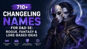710+ Changeling Names For D&D 5e: Rogue, Fantasy & Lore-Based Ideas