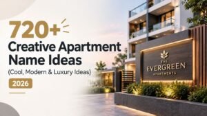 720+ Creative Apartment Name Ideas (Cool, Modern & Luxury Ideas) 2026