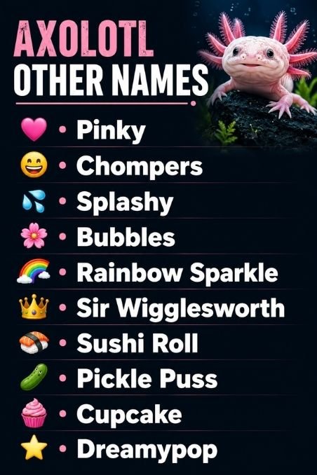 Axolotl Other Names