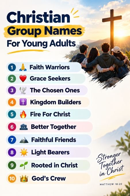 Christian Group Names For Young Adults
