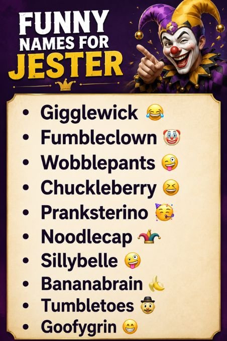 Funny Names For Jester