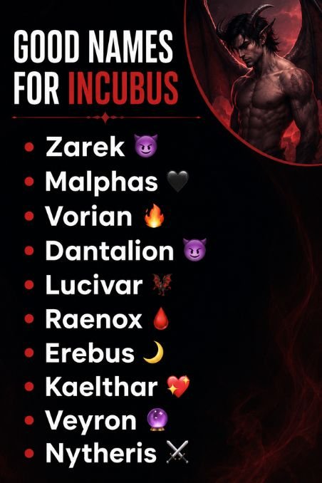 Good Names For Incubus