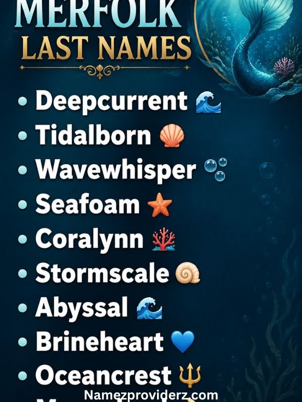 Merfolk Last Names