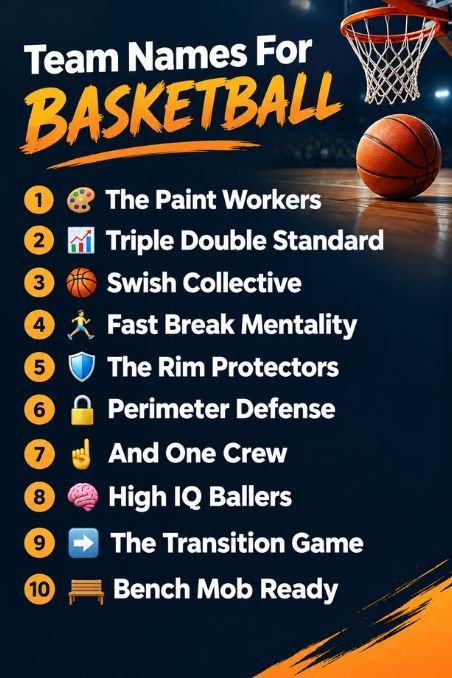 Team Names For Basketball