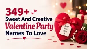 349+ Sweet And Creative Valentine Party Names To Love