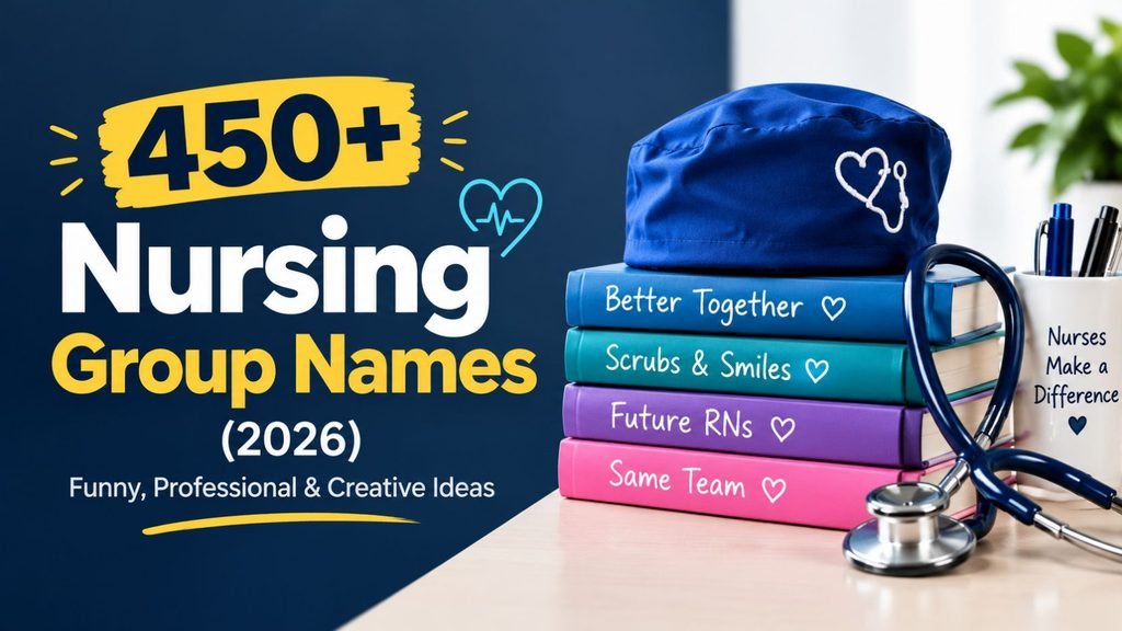 450+ Nursing Group Names (2026) Funny, Professional & Creative Ideas