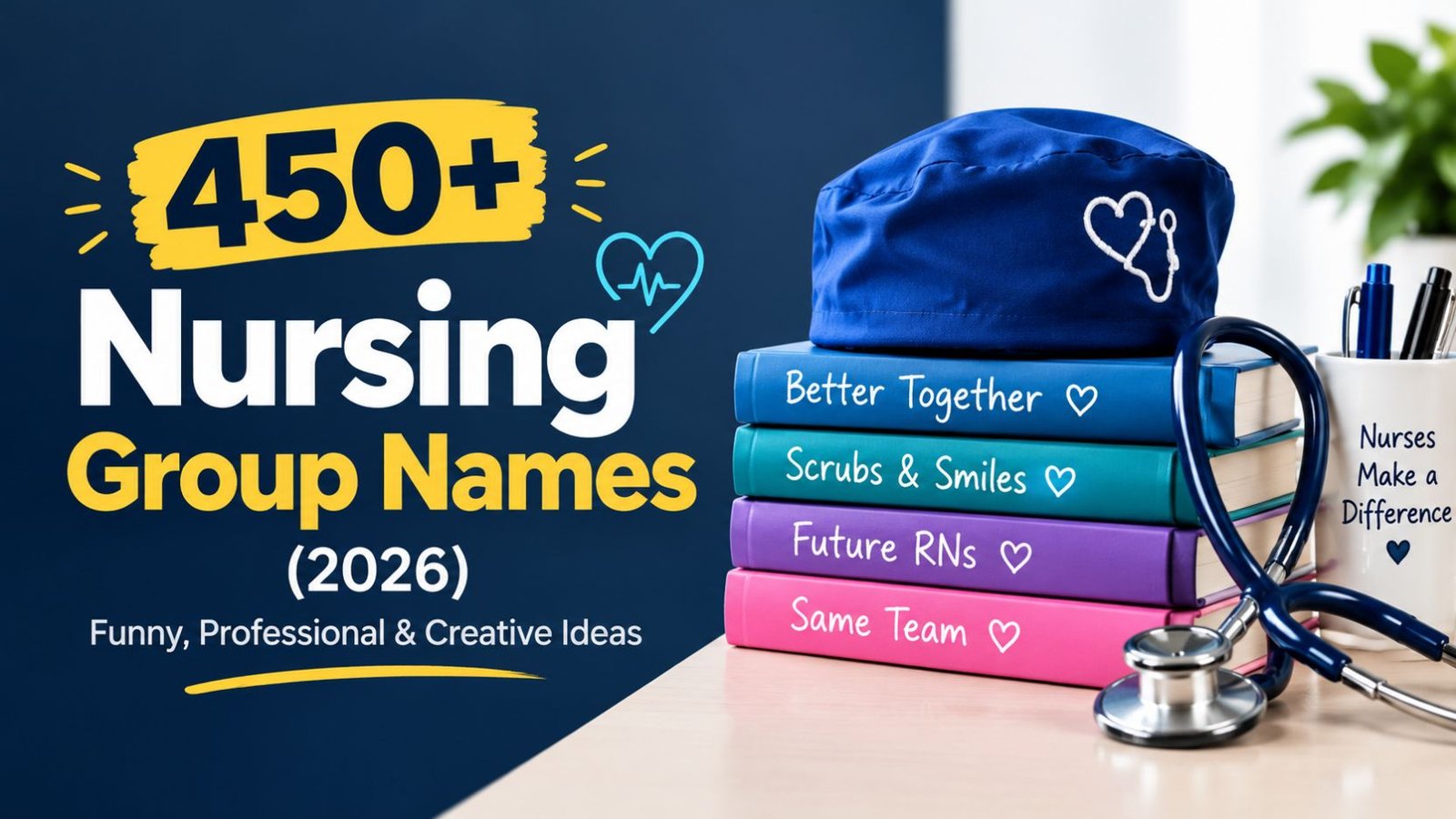 450+ Nursing Group Names (2026) Funny, Professional & Creative Ideas