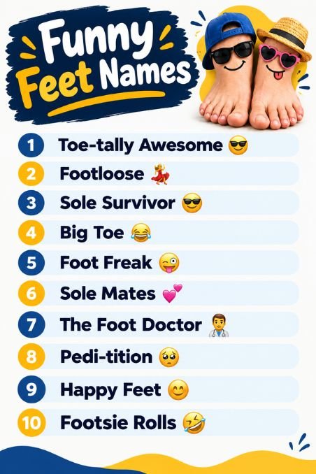 Funny Feet Names