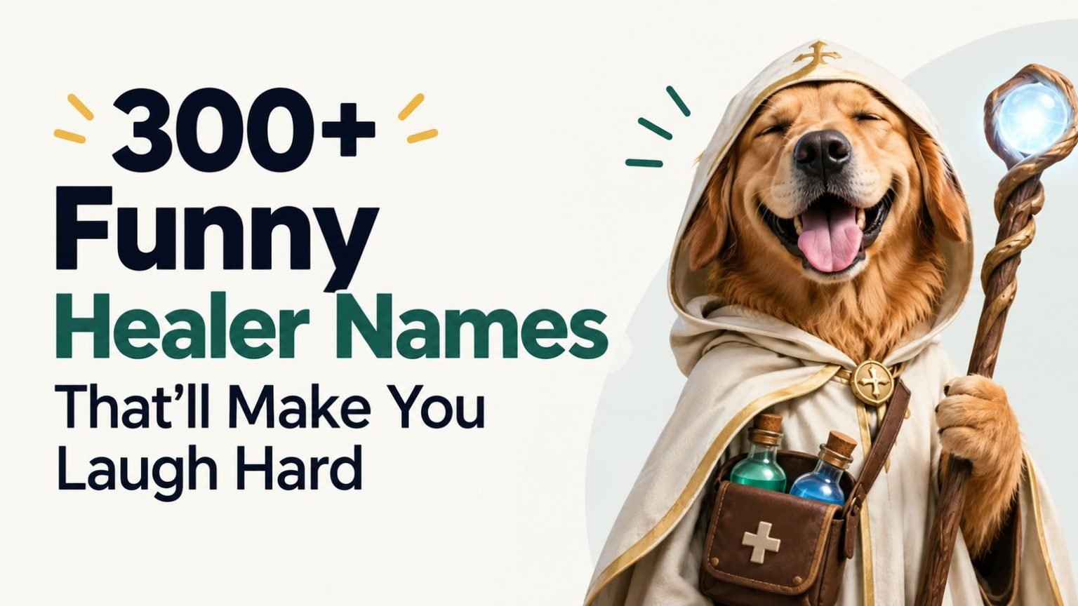 300+ Funny Healer Names That'll Make You Laugh Hard - nameskindom.com